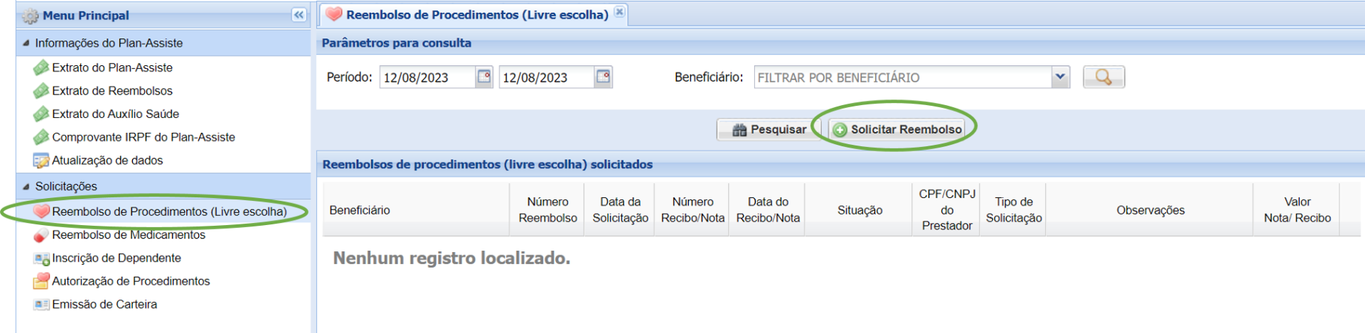Imagem - Solicitar reembolso